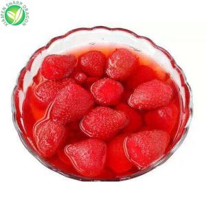 Dâu trái cây đóng hộp ở Syrup
